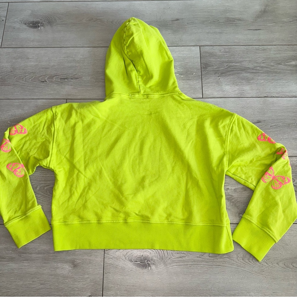 Frankies Bikinis Burl Grass Green Butterfly Crop … - image 8